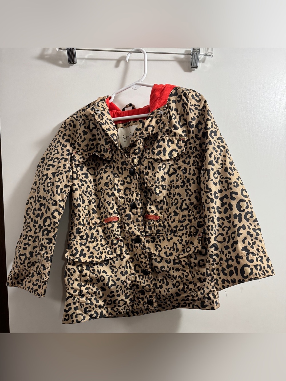 Toddler Leopard Print Jessica Simpson Jacket
